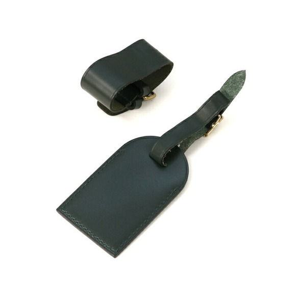 Louis Vuitton Poigner Belt Leather Bag Handle Accessories Green - Picture 2 of 6